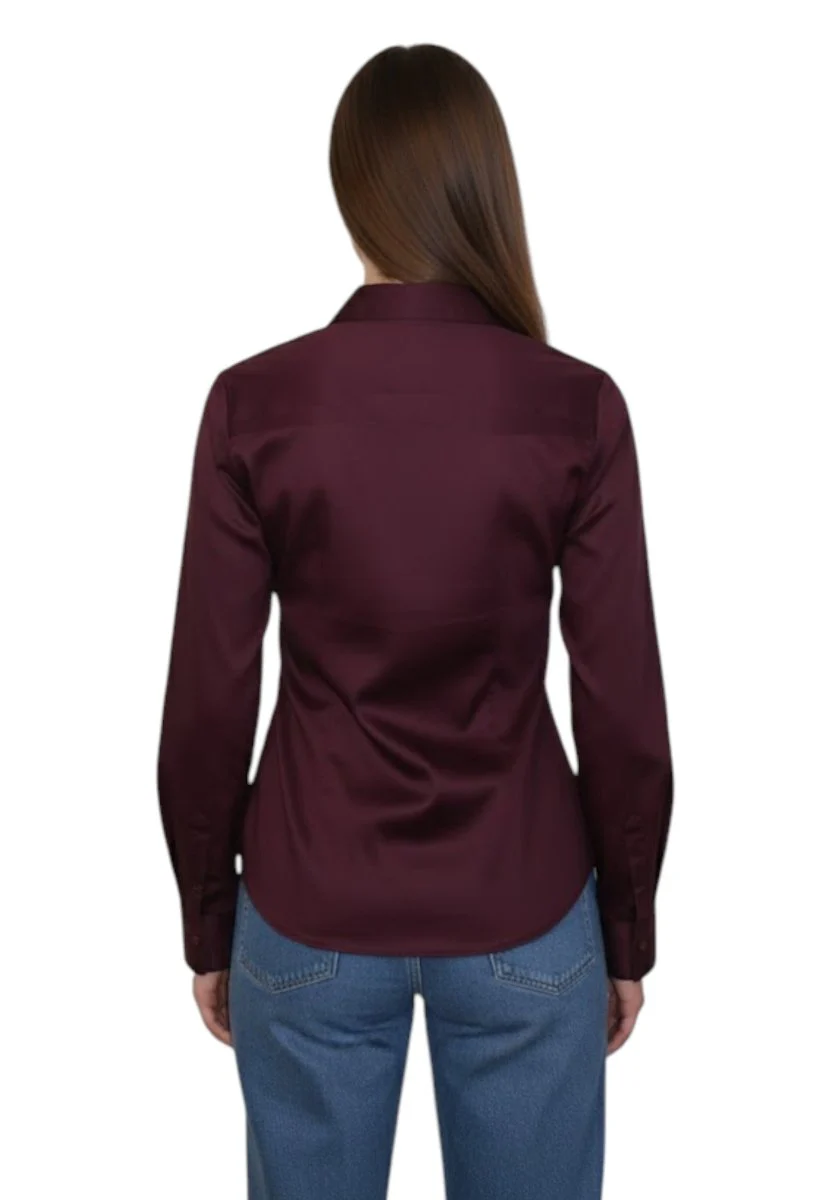 camicia mod. macina - 005 bordeaux - immagine 4