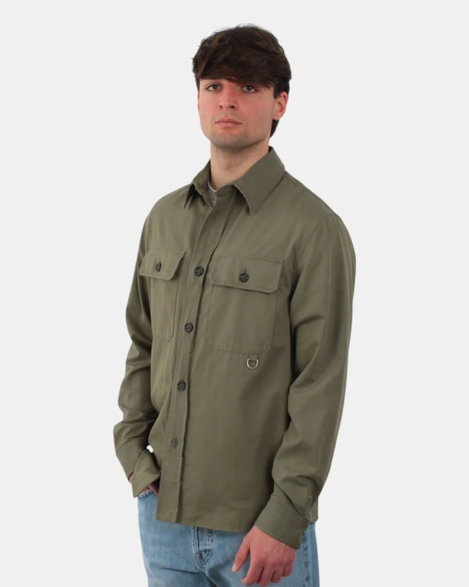 CAMICIA PAOLO PECORA - 5577 KAKI - immagine 3