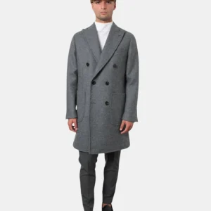 CAPPOTTO DOPPIOPETTO BOLLANI NAPOLI - 90 GRIGIO