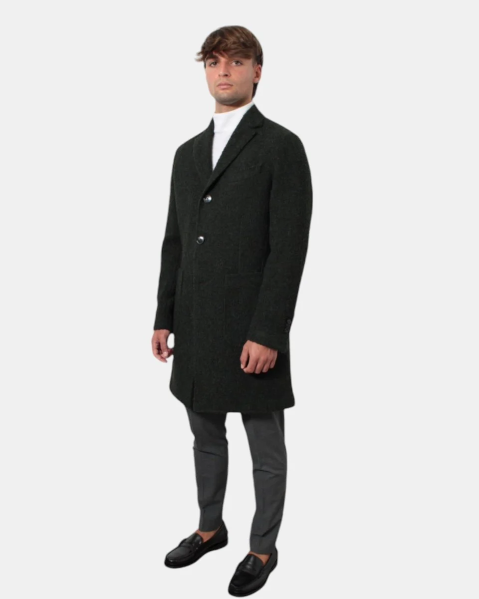 CAPPOTTO MONOPETTO BOLLANI NAPOLI - 49 VERDE - immagine 3