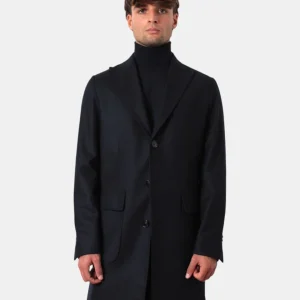 CAPPOTTO MONOPETTO BOLLANI NAPOLI - 73 BLU