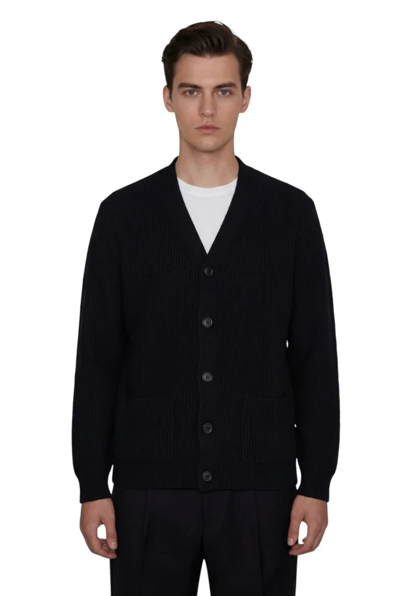 Cardigan - 101 BLACK - immagine 2