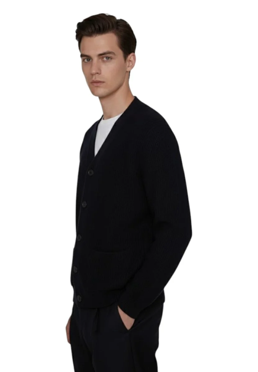 Cardigan - 101 BLACK - immagine 3