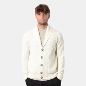 CARDIGAN CON BOTTONI KANGRA - 00161 LATTE