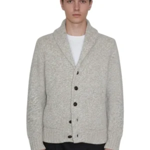 cardigan con collo sciallato - 309 naturale