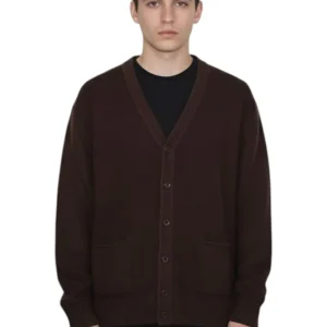 cardigan con finiture slana vintage - 693 caffè