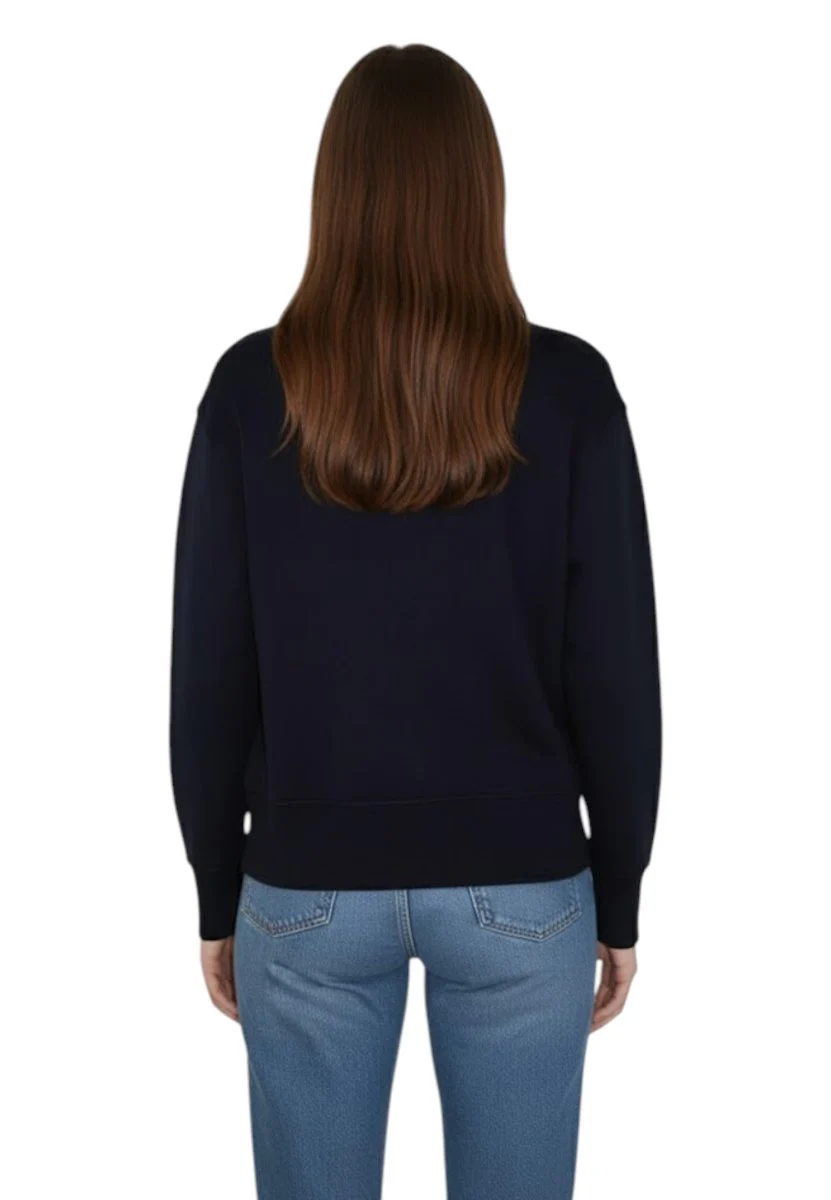 cardigan corto in finezza 12 - blu navy - immagine 4