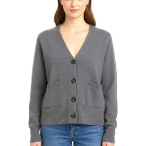 cardigan - f3618 grigio