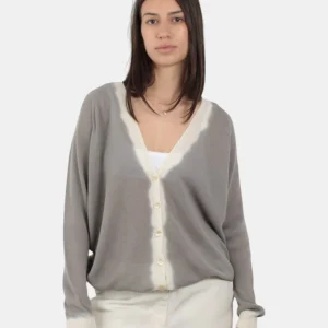 CARDIGAN INTEGRALE JUCCA - 275 SASSO