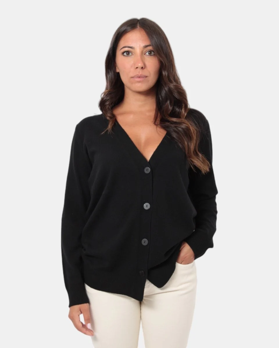 CARDIGAN KANGRA - 00002 NERO