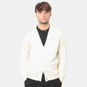 CARDIGAN RAGLAN DANIELE FIESOLI - 100 PANNA