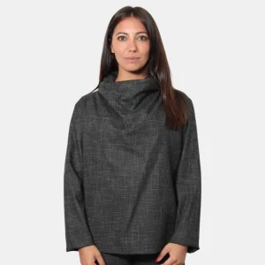 CASACCA NERO MELANGE