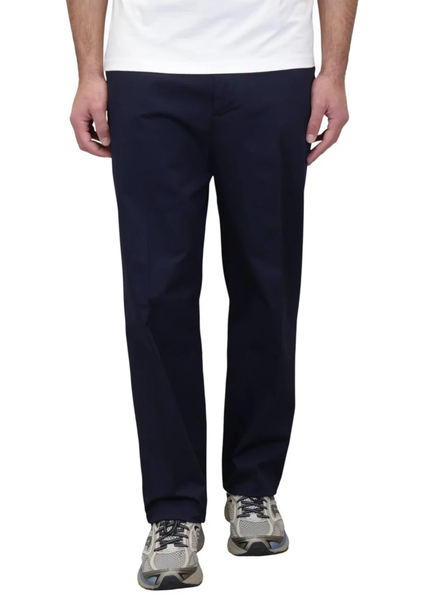 CHINO STARCK WASHED - C0001 BLUE