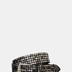 CINTURA IN PELLE ALBERTO LUTI - NERO