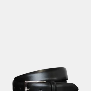 CINTURA IN PELLE ALBERTO LUTI - NERO