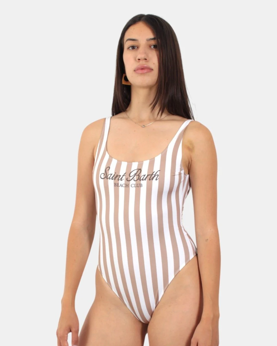 CLASSIC ONEPIECE SWIMSUIT - SB BEACH STRIPES V 11 - immagine 3