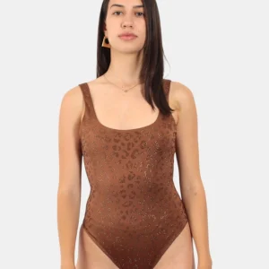 CLASSIC ONEPIECE SWIMSUIT - SHINY STRASS LEOPARD 18