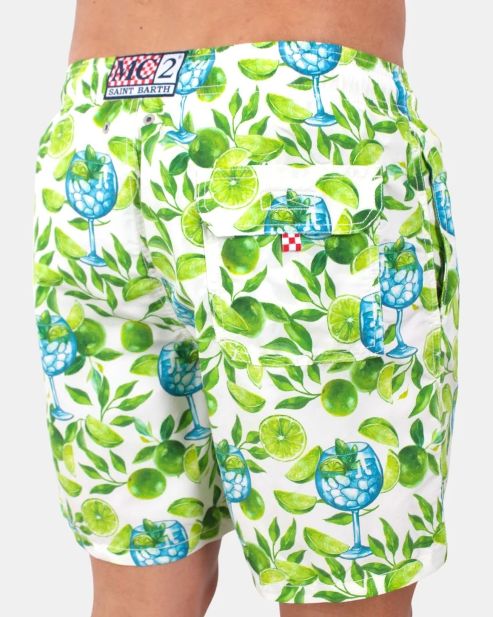 CLASSIC SWIM SHORT - TONIC LIME 01 - immagine 4