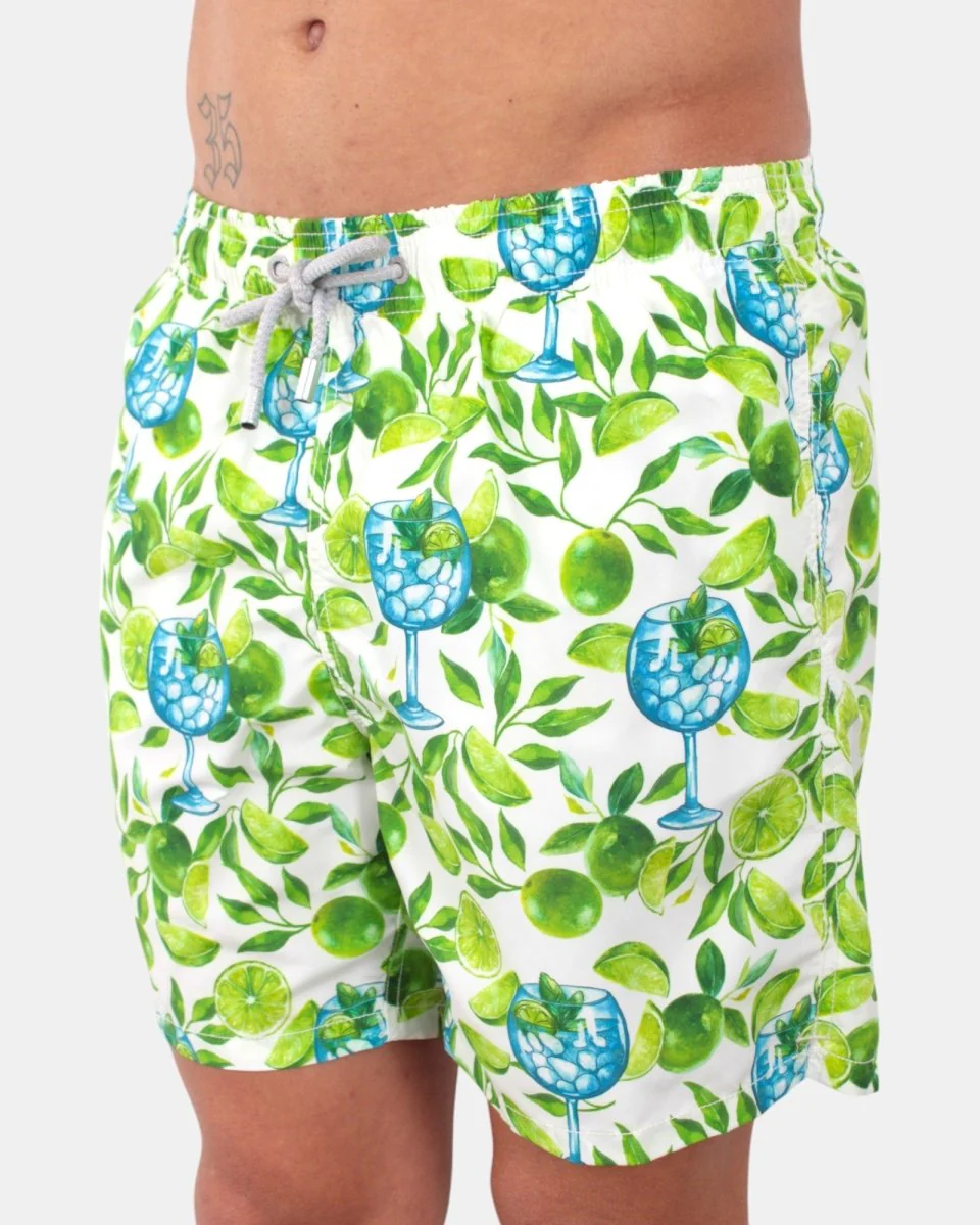 CLASSIC SWIM SHORT - TONIC LIME 01 - immagine 3
