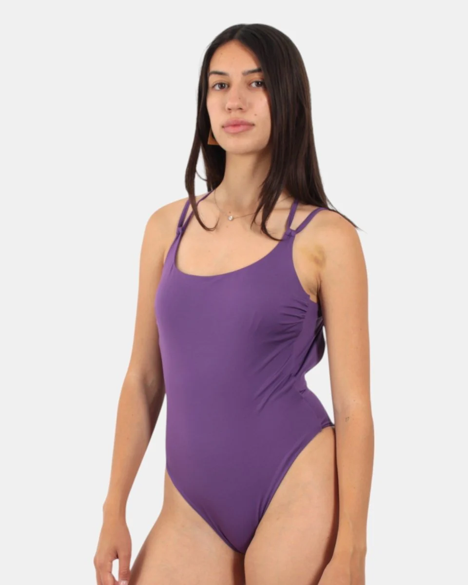 costume intero mod. claudia - 003 viola - immagine 3