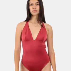 costume intero - shiny 47 brick red