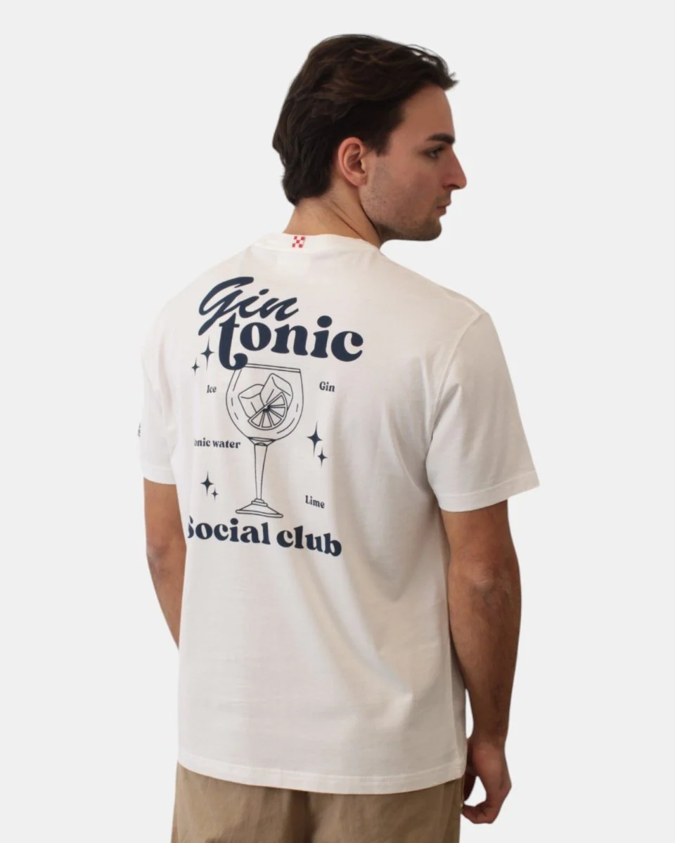 cotton classic t shirt - gin social club 01n - immagine 4