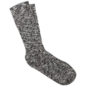 cotton slub - black/gray