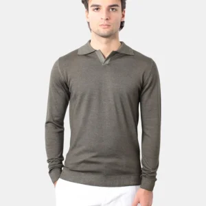 DANIELE FIESOLI - Polo A Manica Lunga Verde