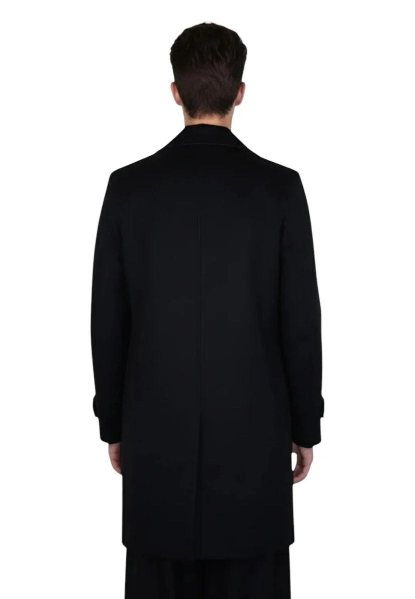 doppio petto lungo regular black - immagine 4