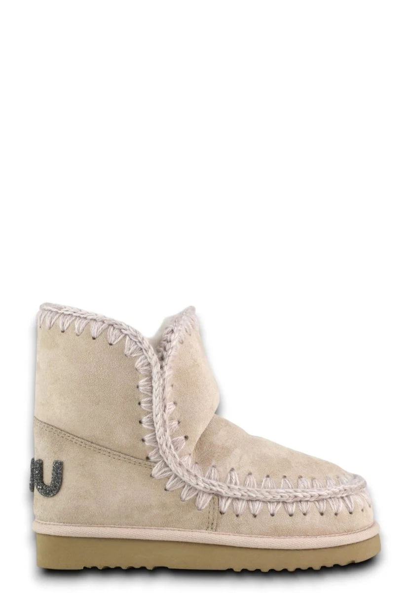 eskimo 18 glitter logo - robe rose beige - immagine 2