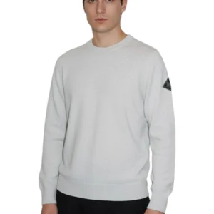 felpa a girocollo in finezza 12 - light grey