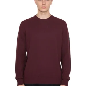 felpa a girocollo in finezza 12 - wineyard