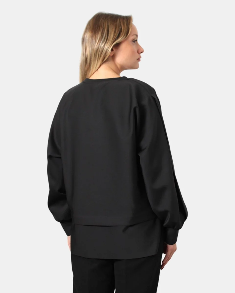 FELPA A GIROCOLLO JIJIL - NERA - immagine 4