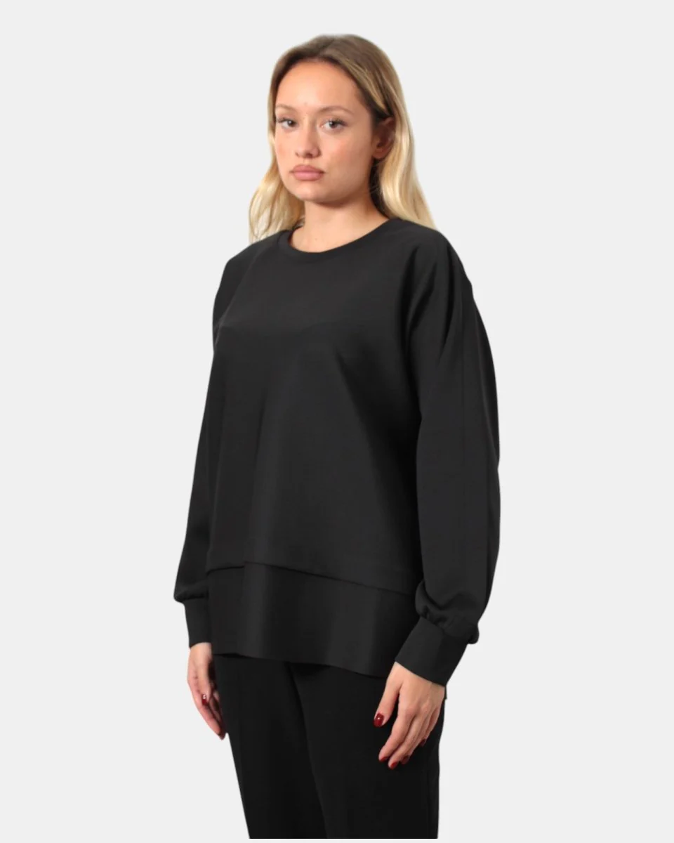 FELPA A GIROCOLLO JIJIL - NERA - immagine 3