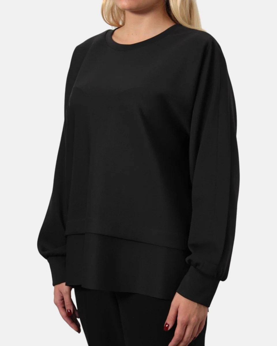 FELPA A GIROCOLLO JIJIL - NERA - immagine 5