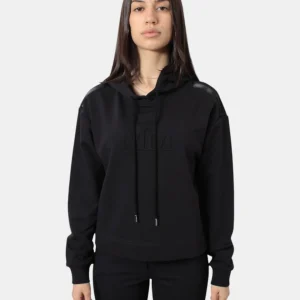 felpa con cappuccio mm max mara mod. angora - 004 blu