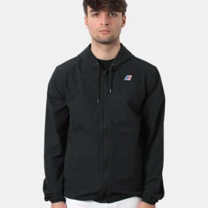 felpa con zip mod. jourdain travel - usy black pure