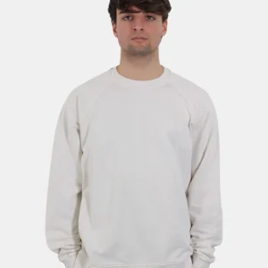 felpa people mod. harvey ricamo - bianco