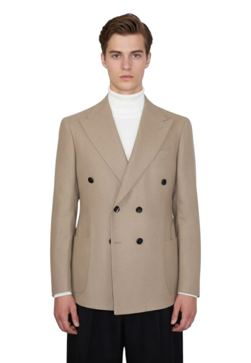 GALÀ - Blazer Doppiopetto Beige