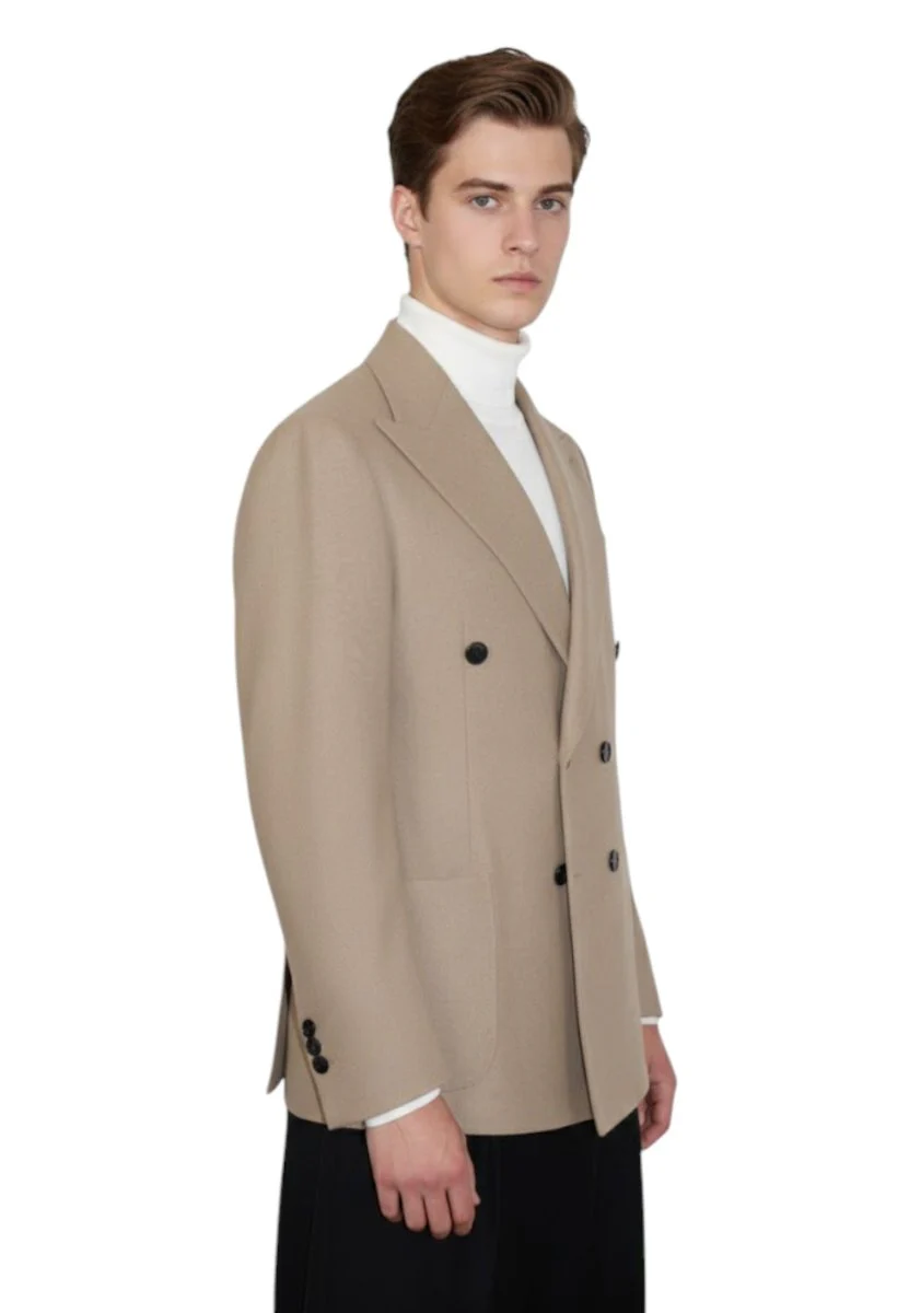 GALÀ - Blazer Doppiopetto Beige - immagine 3