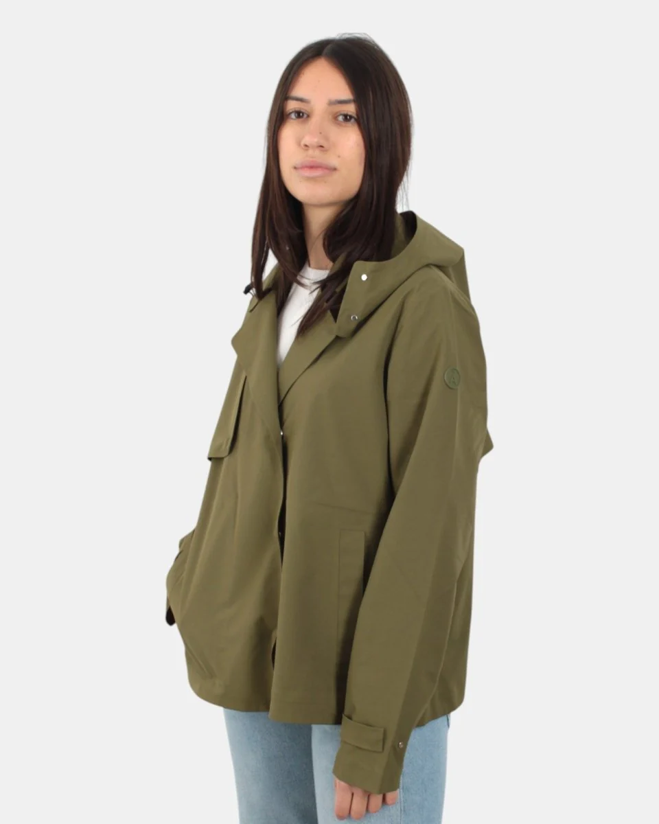 giacca a vento tantä rainwear mod. niwl - winter moss - immagine 3