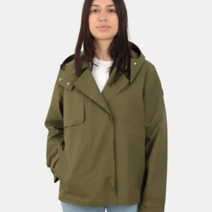 giacca a vento tantä rainwear mod. niwl - winter moss