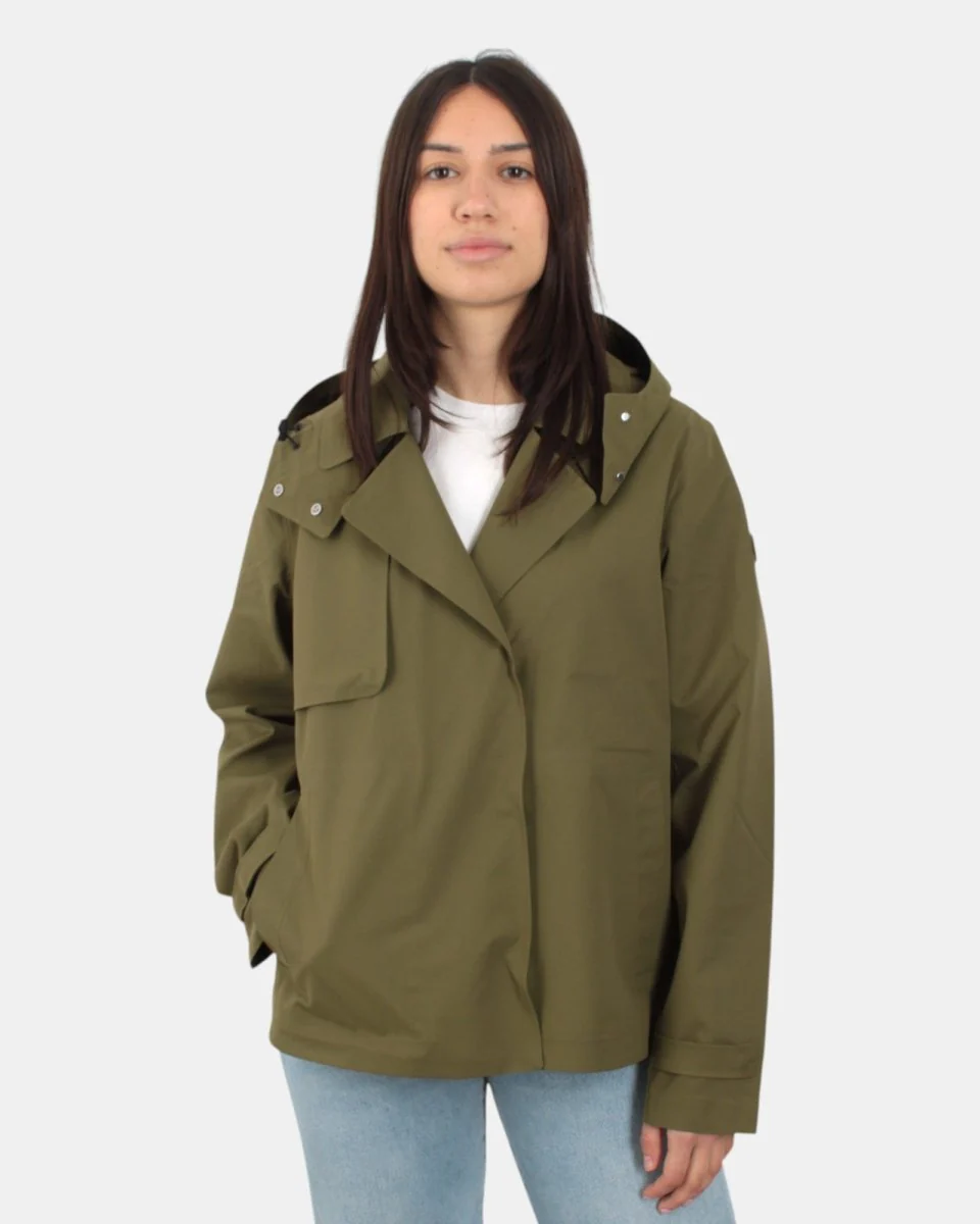 giacca a vento tantä rainwear mod. niwl - winter moss - immagine 2