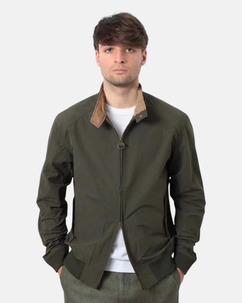 giacca barbour international mod. rectifier harrington - sg71 sage - immagine 2