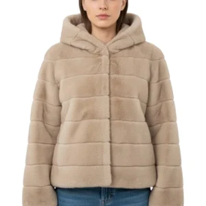 giacca con manica pipistrello - 040 palomino/beige