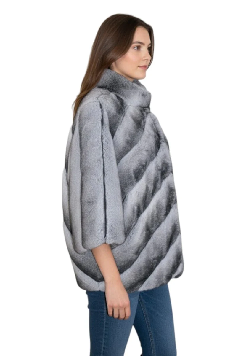 giacca over mod. kimono - 032 classico/grey/black - immagine 3