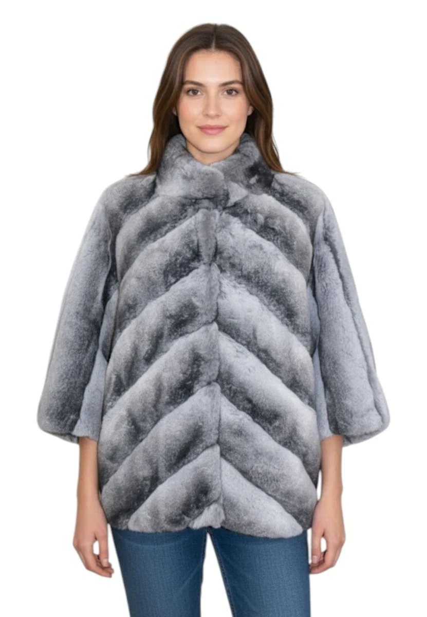 giacca over mod. kimono - 032 classico/grey/black - immagine 2