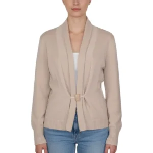 giacchina con finta larga e bottone - 448 miele