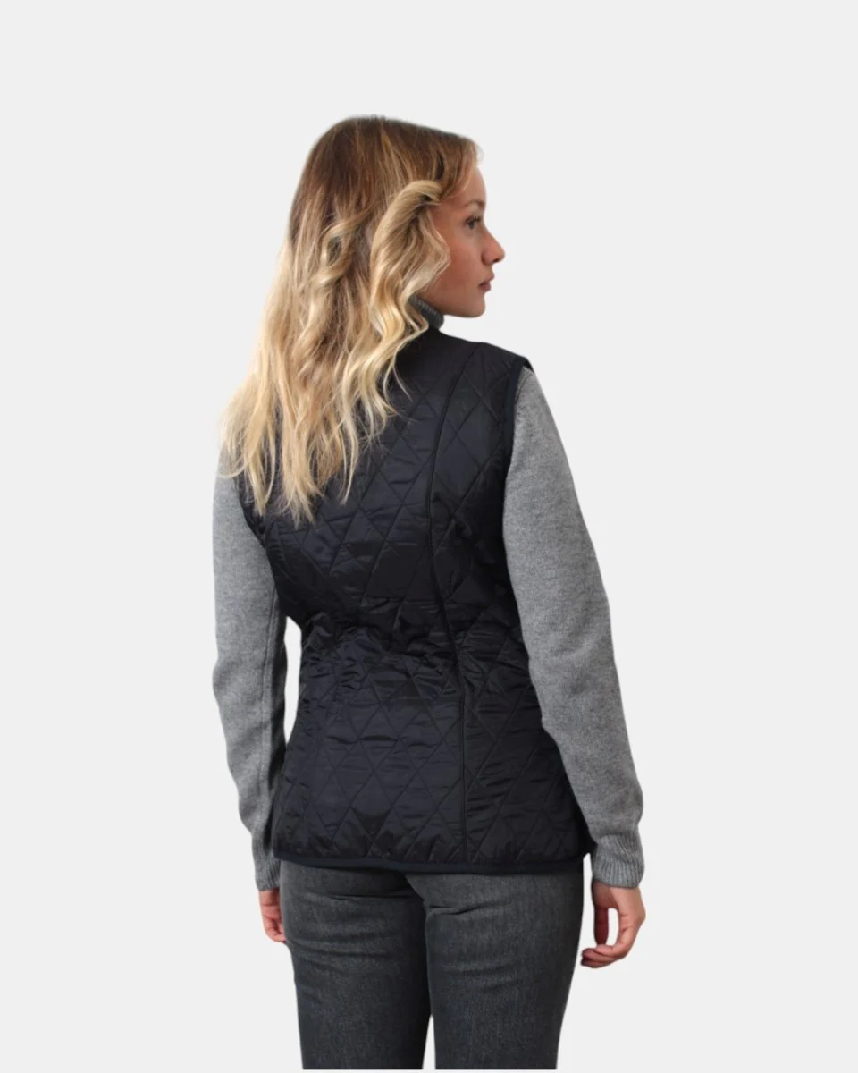 GILET BARBOUR MOD. BETTY LINER - NAVY - immagine 4