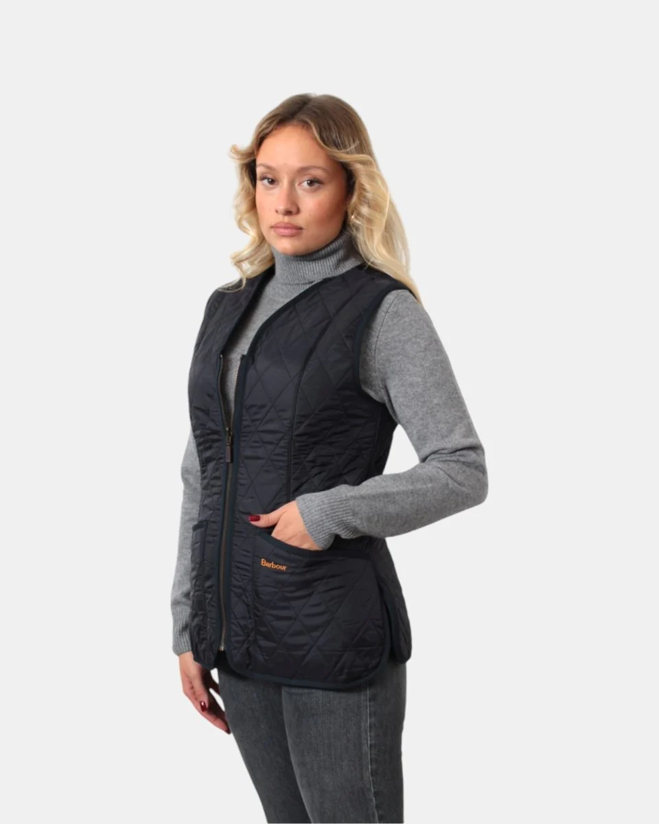 GILET BARBOUR MOD. BETTY LINER - NAVY - immagine 3